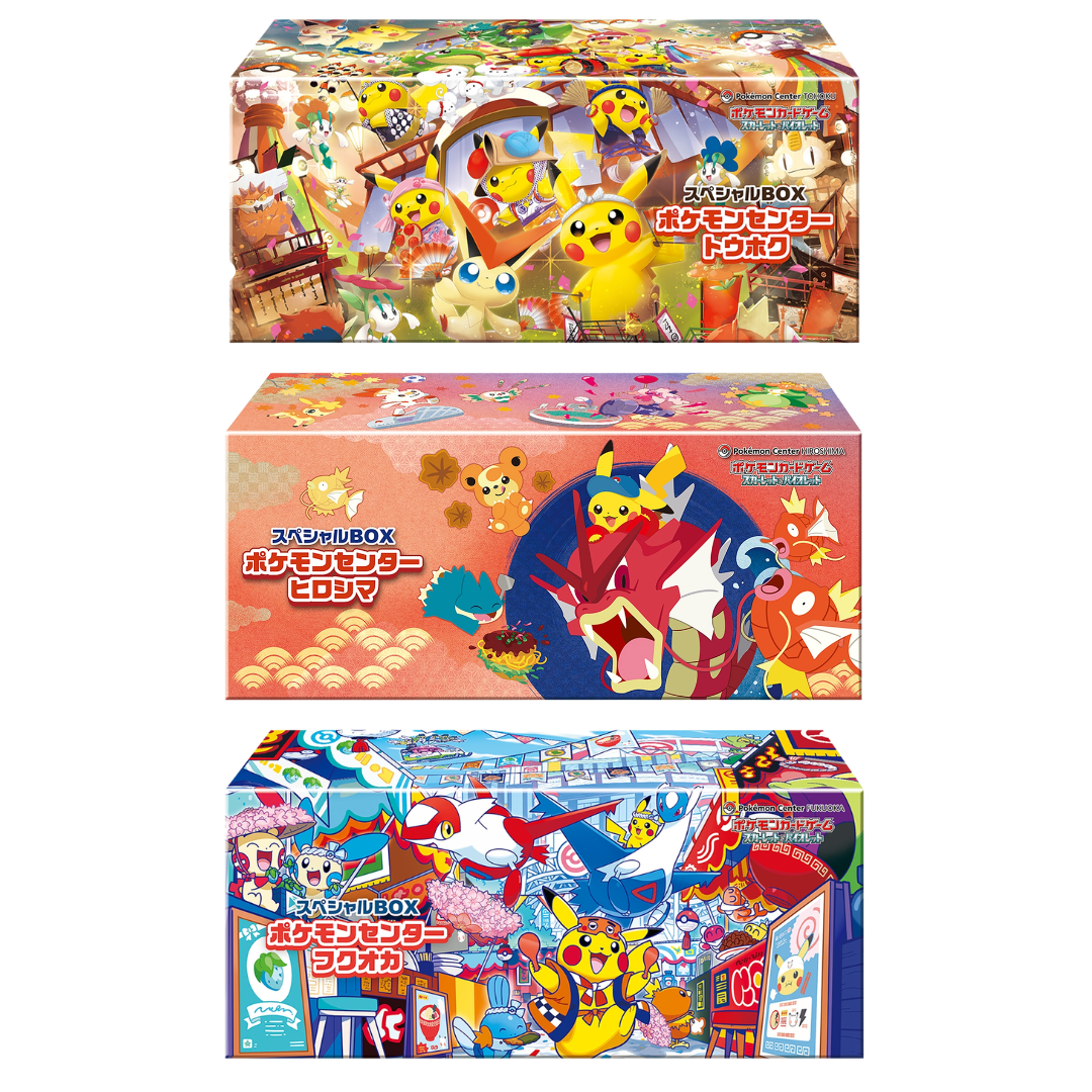 pokemon center trading cards Pokémon Center Scarlet & Violet Special TCG BOX〔Factory Sealed〕