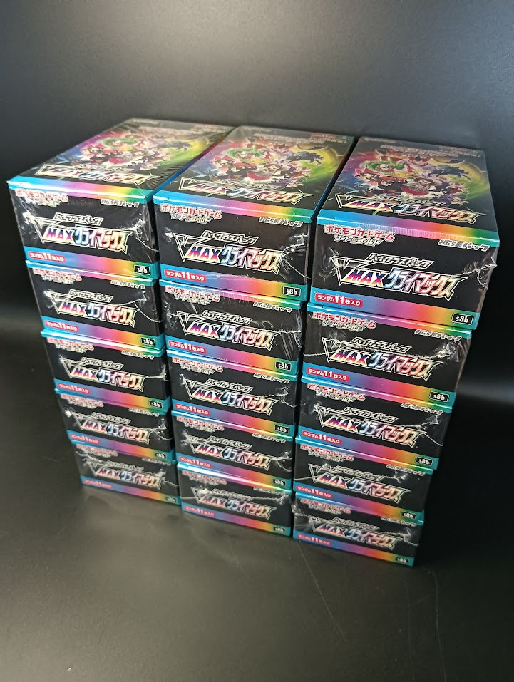 【S8b】VMAX climax Booster BOX & CASE〔Factory Sealed〕 | Omotenashi TCG | Japanes Trading Card Game Store.