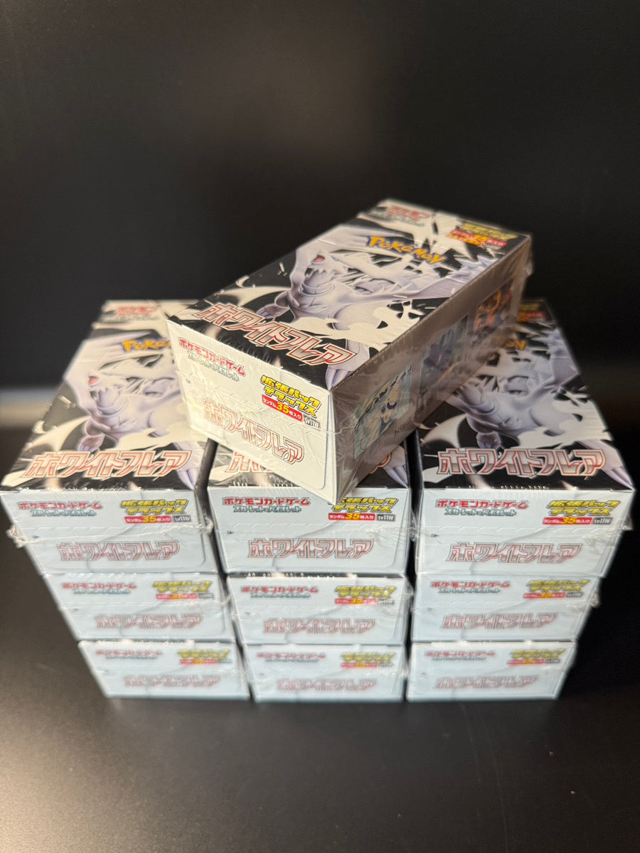 【SV11W】White Flare Deluxe Booster BOX & CASE〔Factory Sealed〕 - Collector’s Item from Omotenashi TCG | Japanes Trading Card Game Store.