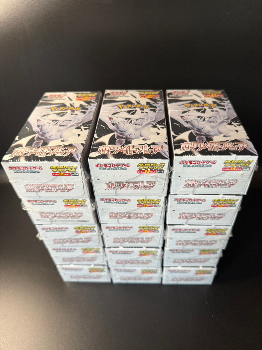 【SV11W】White Flare Deluxe Booster BOX & CASE〔Factory Sealed〕 - Collector’s Item from Omotenashi TCG | Japanes Trading Card Game Store.