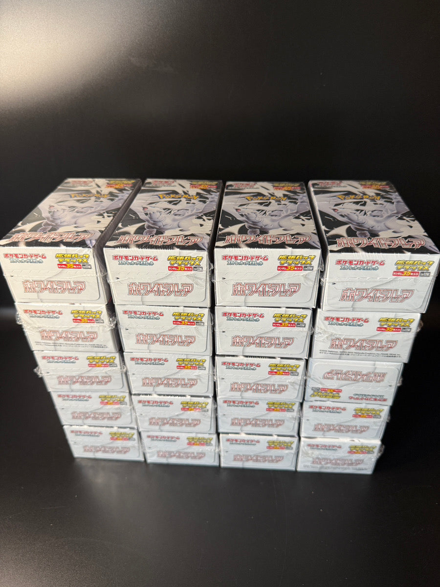 【SV11W】White Flare Deluxe Booster BOX & CASE〔Factory Sealed〕 - Collector’s Item from Omotenashi TCG | Japanes Trading Card Game Store.