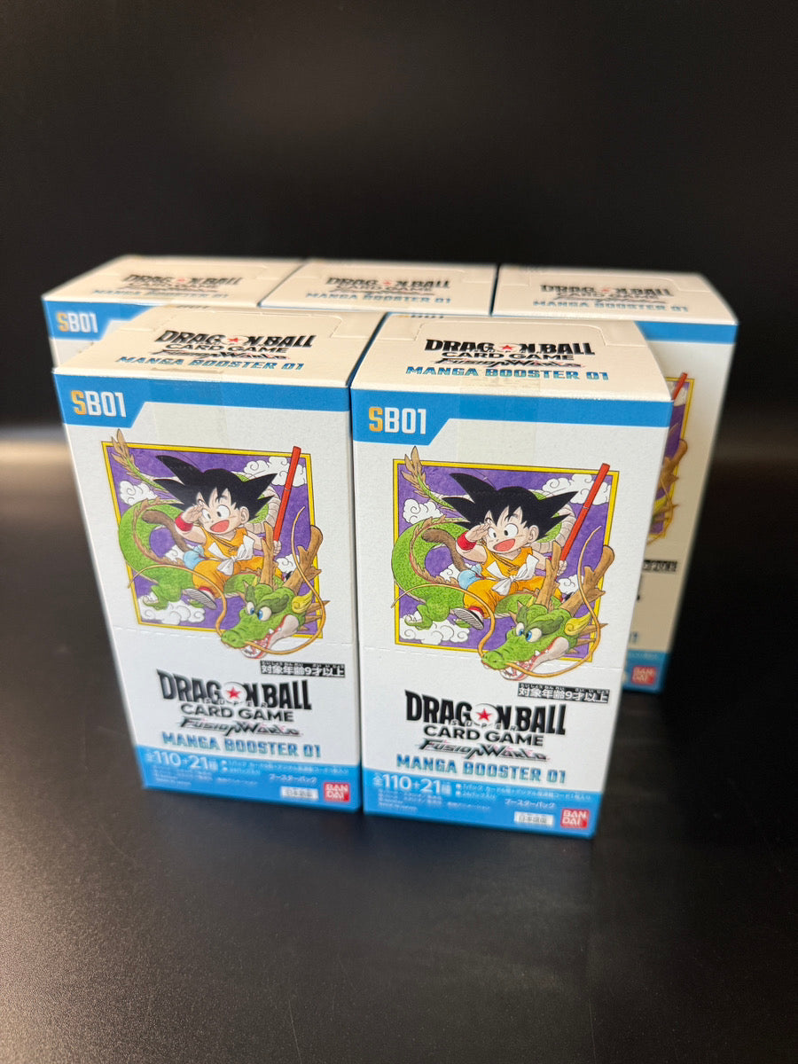 【SB-01】MANGA BOOSTER 01 Booster BOX & CASE〔Factory Sealed〕 - Collector’s Item from Omotenashi TCG | Japanes Trading Card Game Store.
