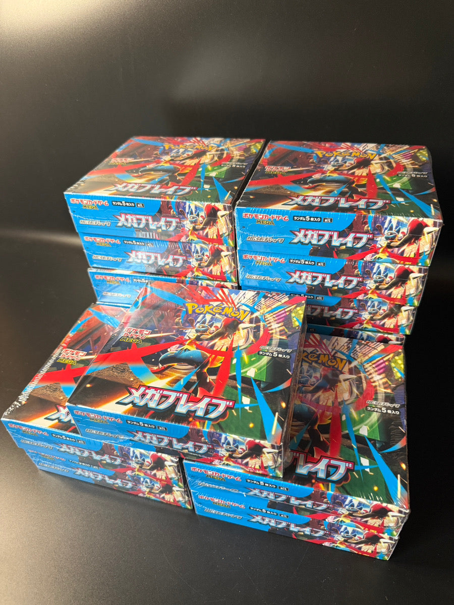 【M1L】Mega Brave Booster TCG BOX & CASE〔Factory Sealed〕