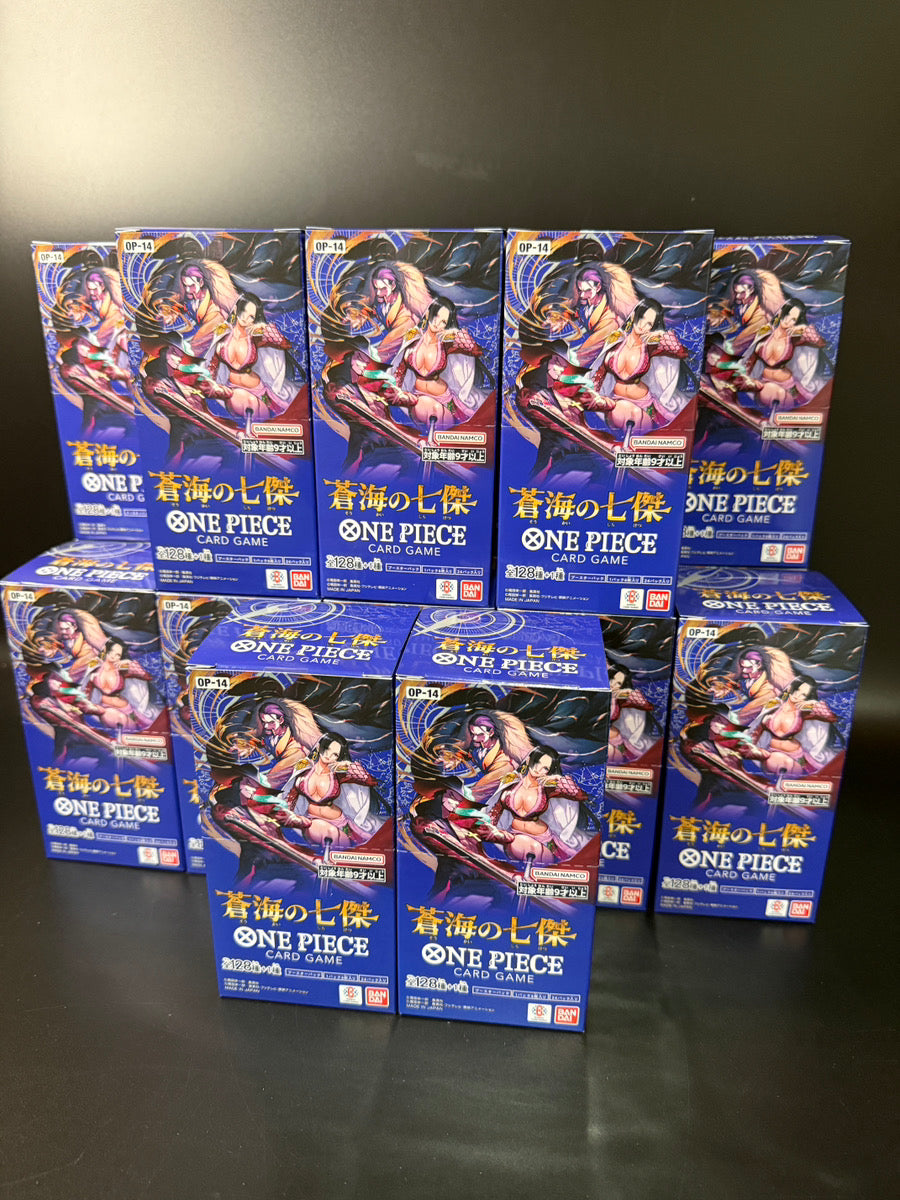 【OP-14】The Azure Sea’s Seven Booster TCG BOX & CASE〔Factory Sealed〕