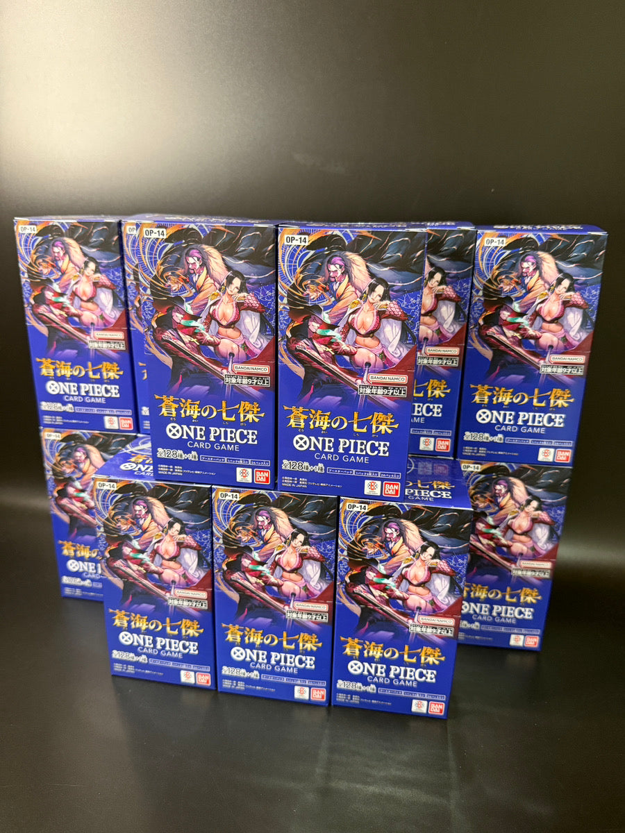 【OP-14】The Azure Sea’s Seven Booster TCG BOX & CASE〔Factory Sealed〕