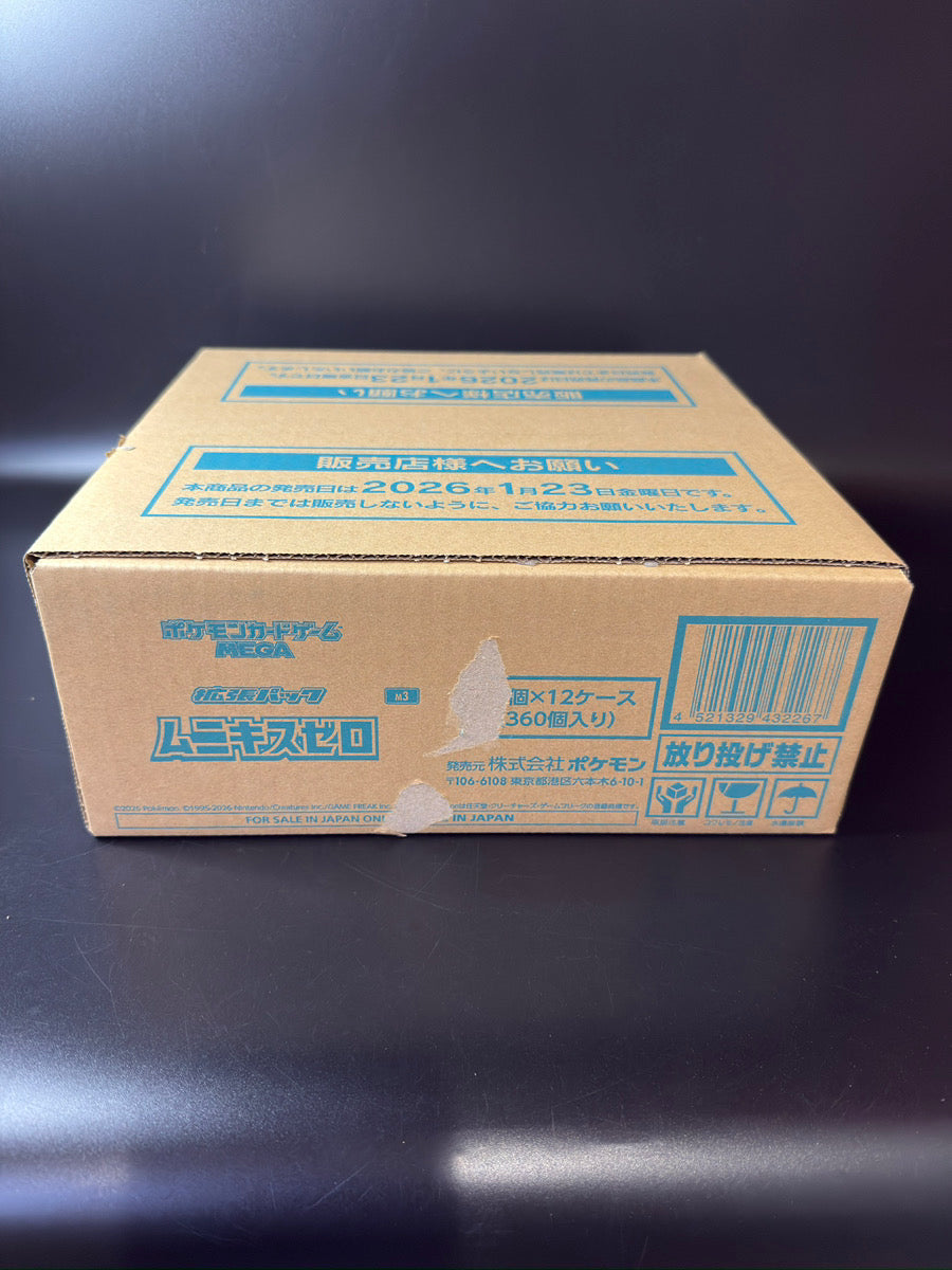 【M3】Munikis Zero Booster TCG BOX & CASE〔Factory Sealed〕