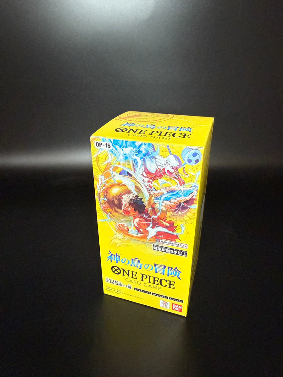 【OP-15】Adventure on the Island of the Gods TCG BOX & CASE〔Factory Sealed〕