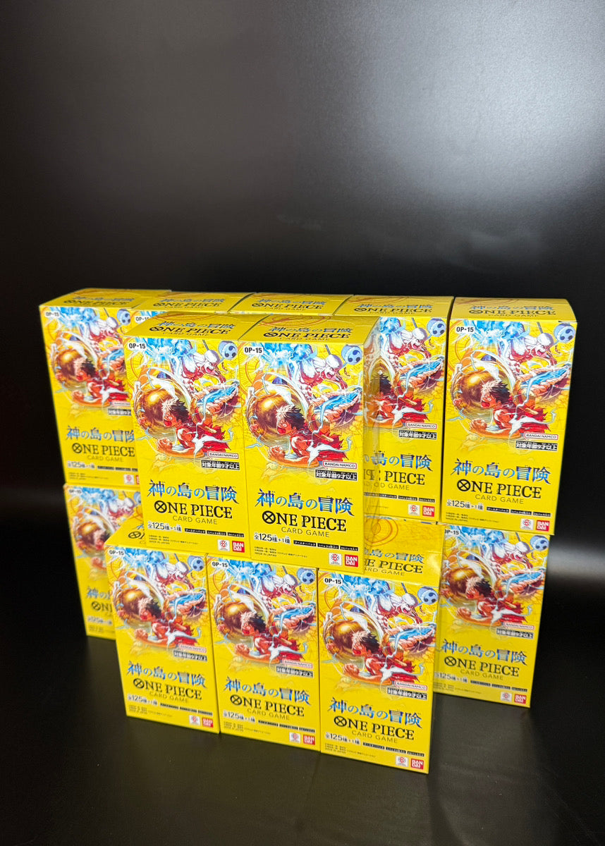 【OP-15】Adventure on the Island of the Gods TCG BOX & CASE〔Factory Sealed〕
