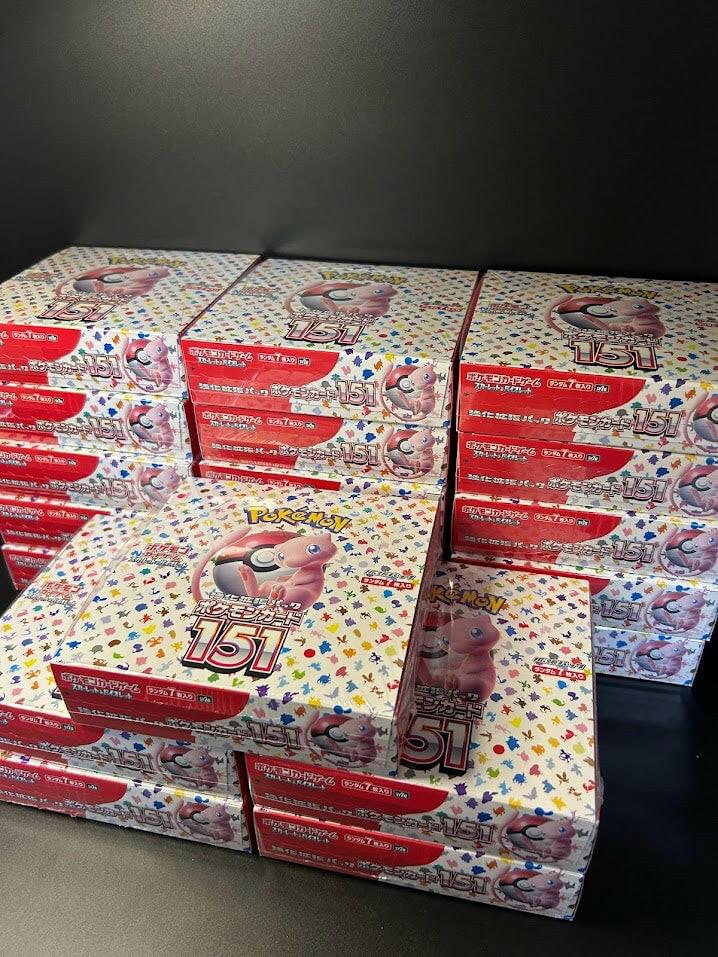 【SV2a】151 Booster TCG BOX & CASE〔Factory Sealed〕