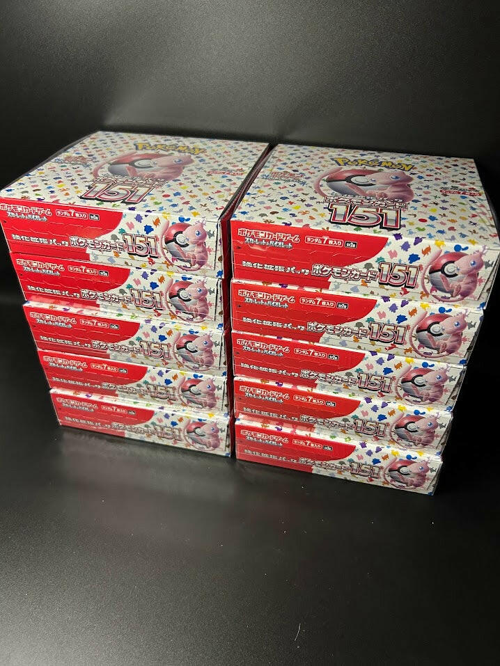 【SV2a】151 Booster TCG BOX & CASE〔Factory Sealed〕