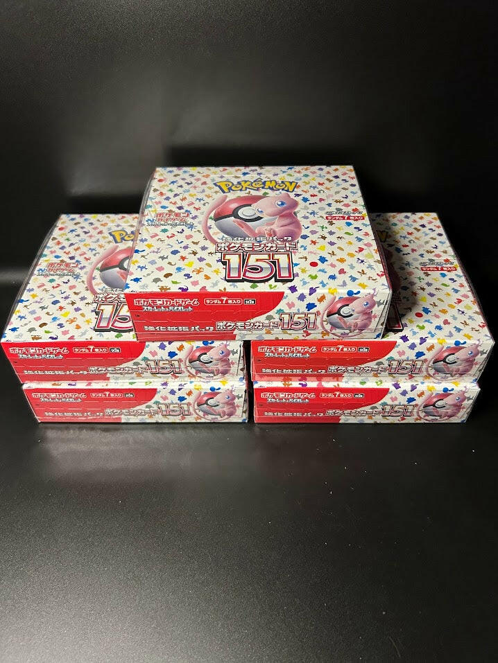 【SV2a】151 Booster TCG BOX & CASE〔Factory Sealed〕