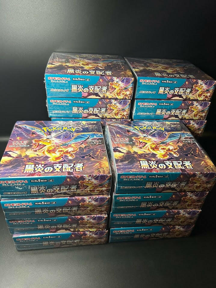 【SV3】Ruler of the Black Flame Booster BOX & CASE 〔Factory sealed〕 | Omotenashi TCG | Japanes Trading Card Game Store.