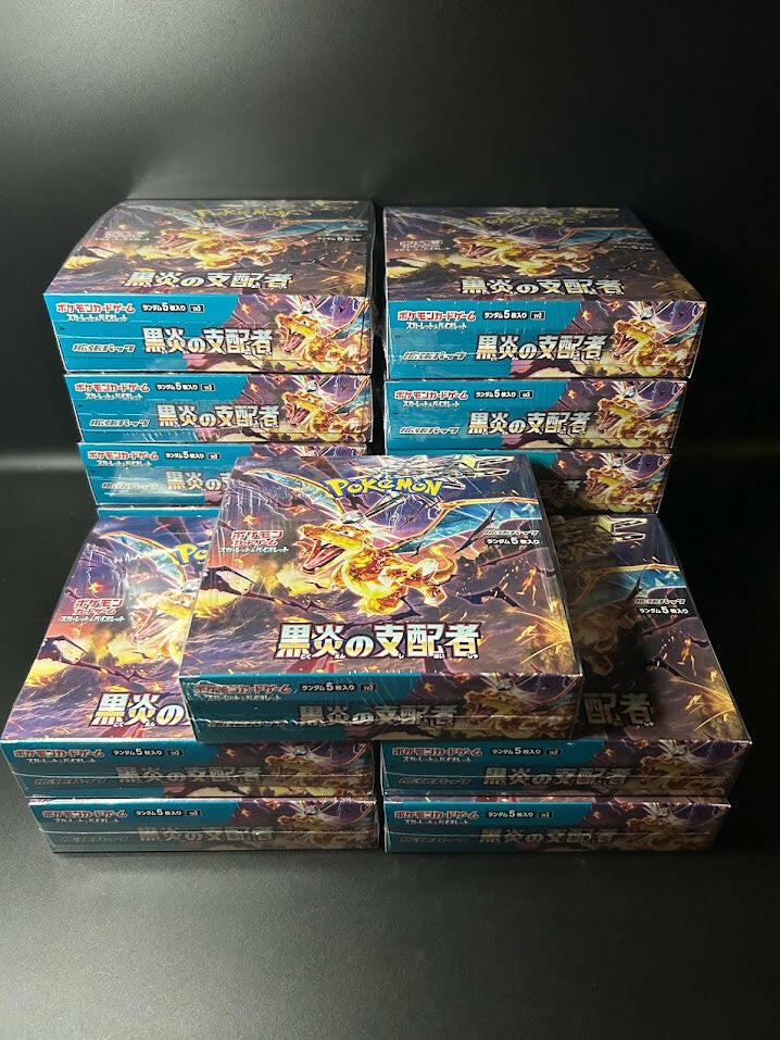 【SV3】Ruler of the Black Flame Booster BOX & CASE 〔Factory sealed〕 | Omotenashi TCG | Japanes Trading Card Game Store.