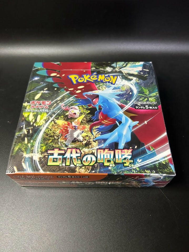 【SV4K】Ancient Roar Booster BOX & CASE〔Factory Sealed〕 - Collector’s Item from Omotenashi TCG | Japanes Trading Card Game Store.