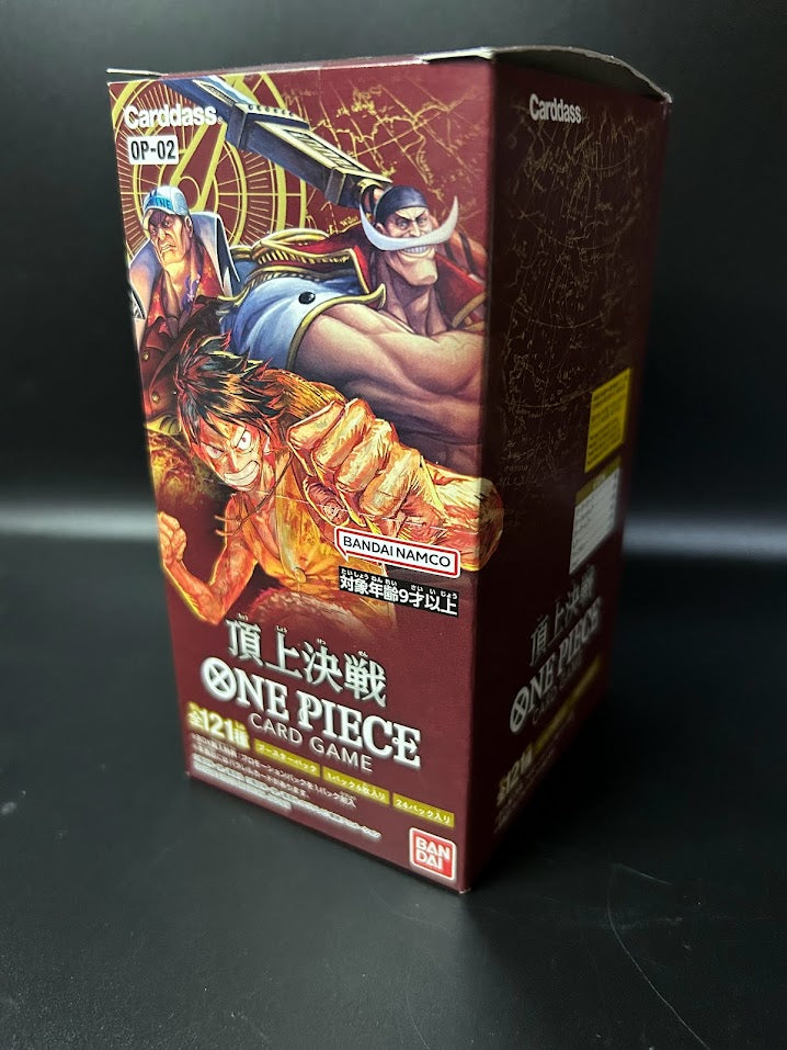 OP-02Summit Battle Booster TCG BOX & CASEFactory Sealed Buy Online at Omotenashi TCG | Japanese TCG Store OP-02Summit Battle Booster TCG BOX & CASEFactory Sealed Buy Online at Omotenashi TCG | Japanese TCG Store