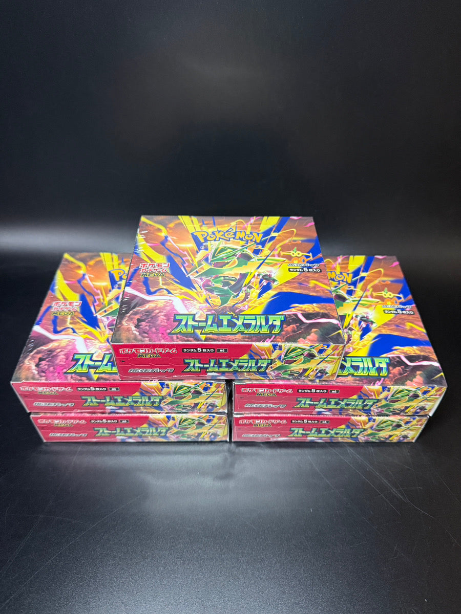 【M6】Storm Emeralda TCG BOX & CASE〔Factory Sealed〕