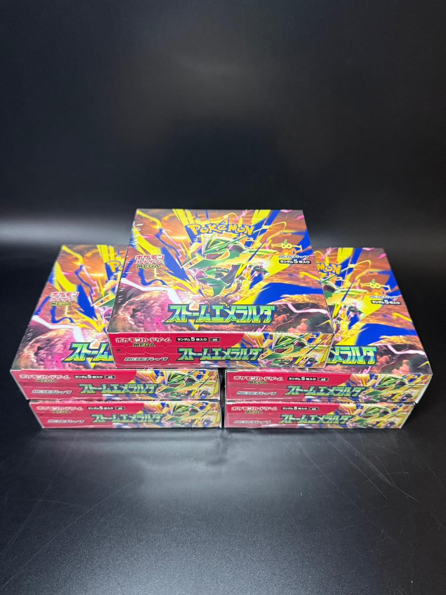 【M6】Storm Emeralda TCG BOX & CASE〔Factory Sealed〕