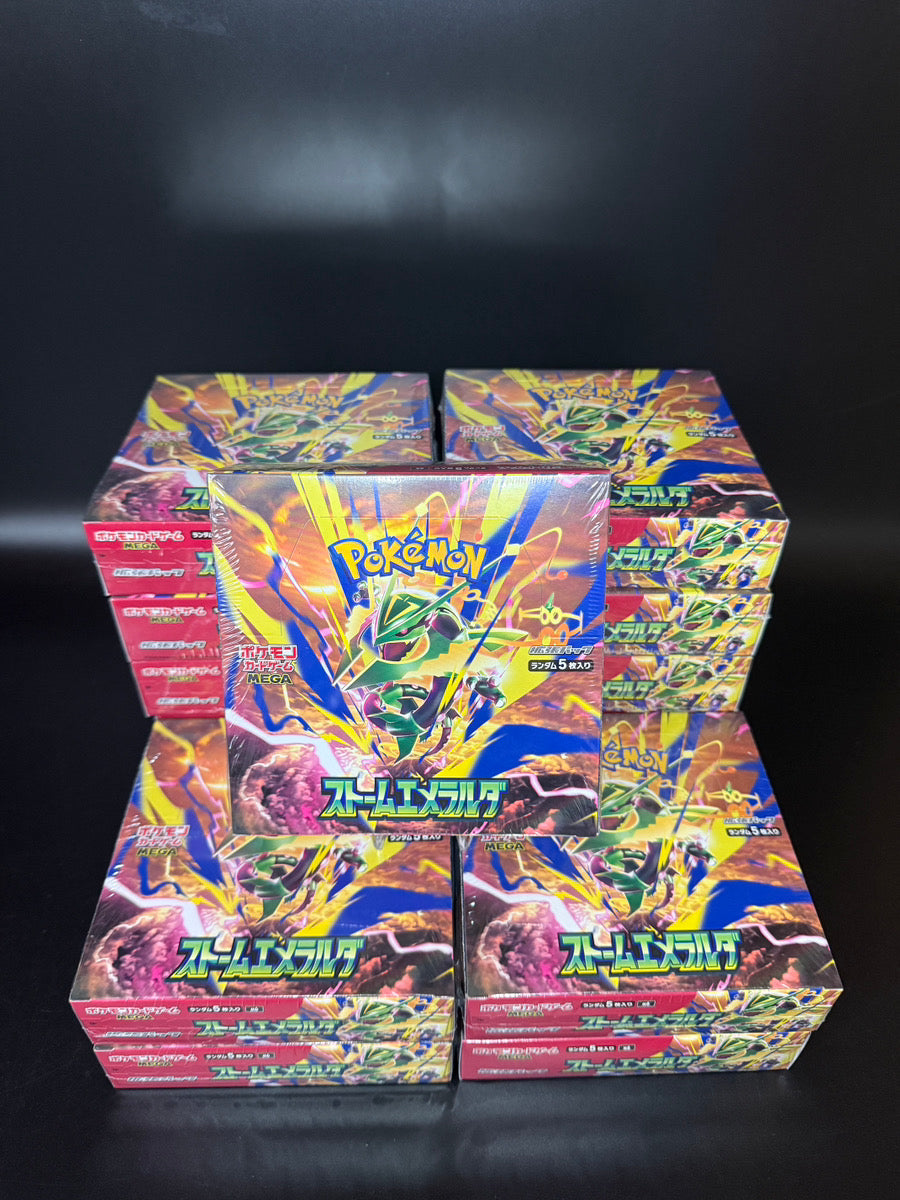 【M6】Storm Emeralda TCG BOX & CASE〔Factory Sealed〕