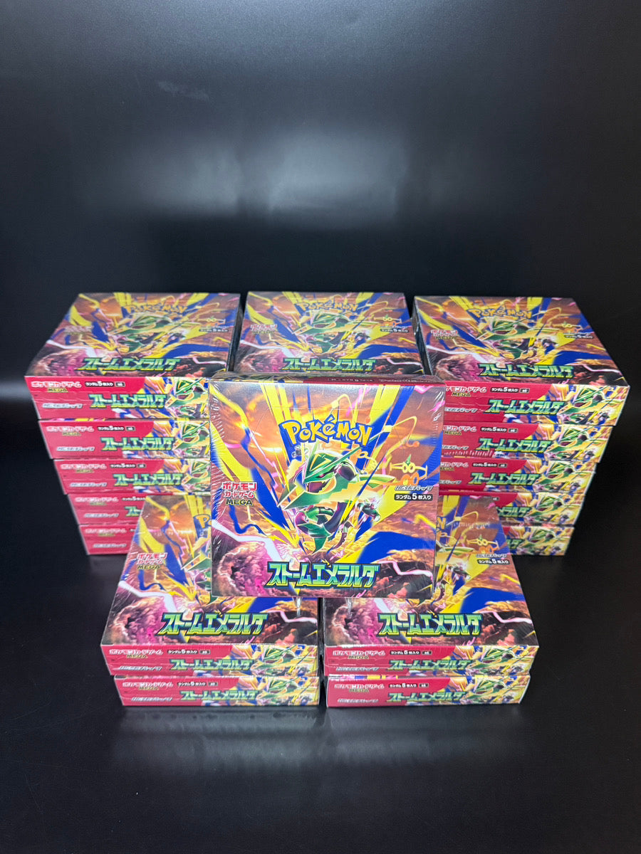 【M6】Storm Emeralda TCG BOX & CASE〔Factory Sealed〕