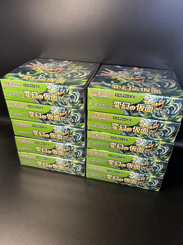 【SV6】Mask of Change BOX & CASE〔Factory Sealed〕 - Collector’s Item from Omotenashi TCG | Japanes Trading Card Game Store.