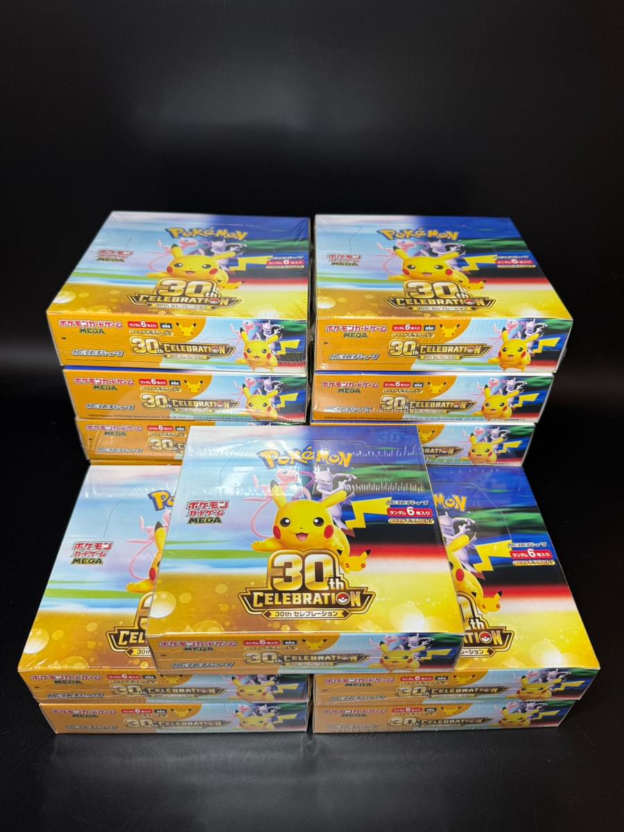 【M6a】30th CELEBRATION TCG BOX & CASE〔Factory Sealed〕