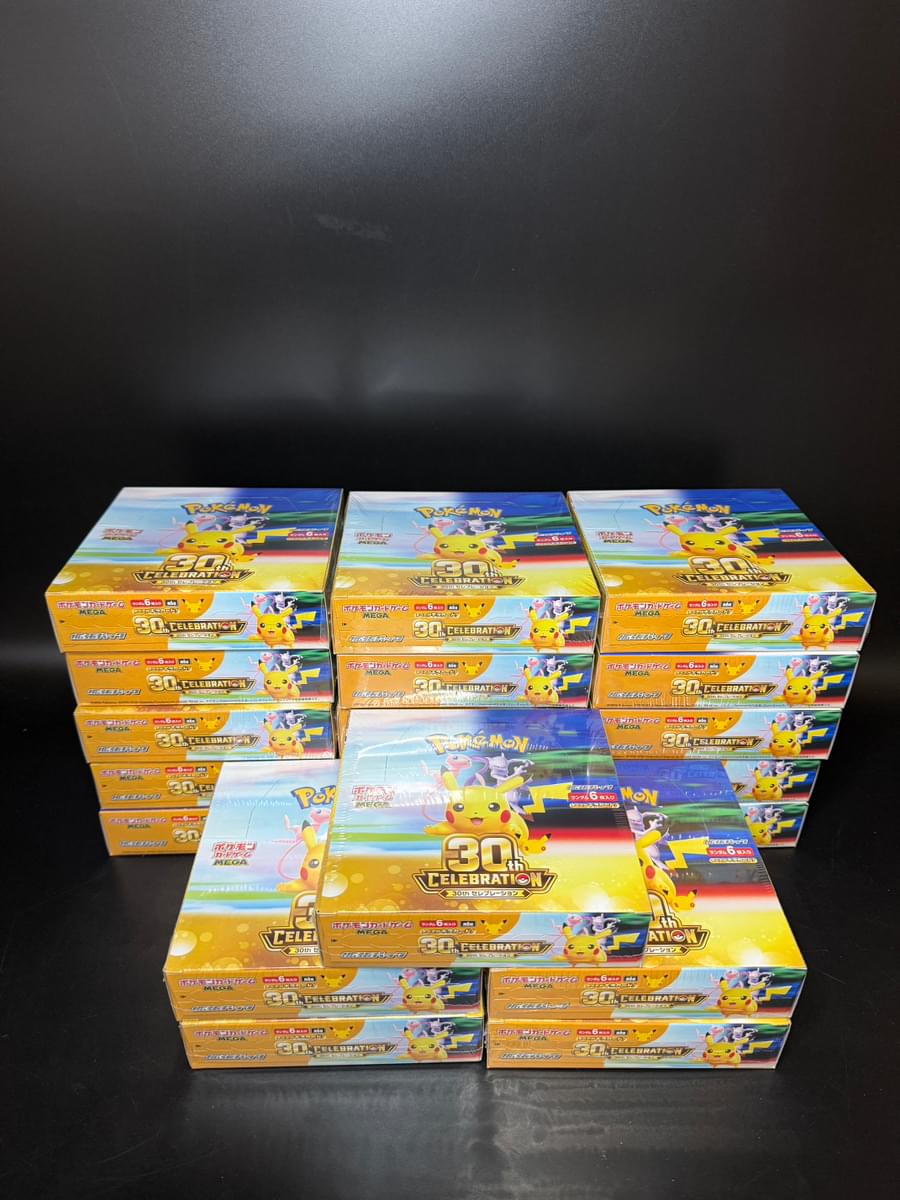【M6a】30th CELEBRATION TCG BOX & CASE〔Factory Sealed〕