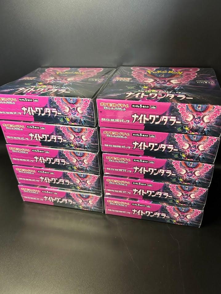 【SV6a】Night Wanderer Booster TCG BOX & CASE〔Factory Sealed〕
