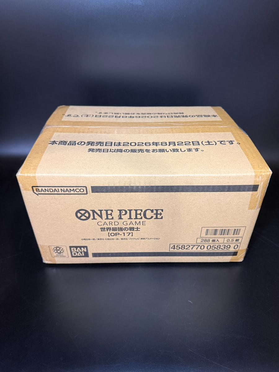 【OP-17】The World's Strongest Warriors TCG BOX & CASE〔Factory Sealed〕