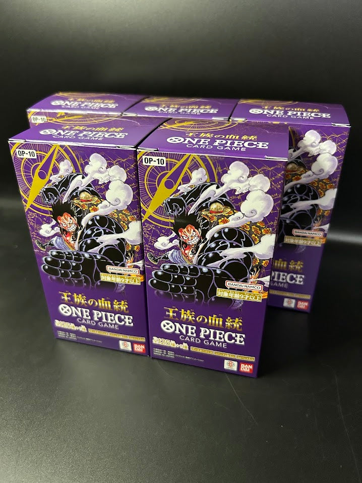 【OP-10】Royal Bloodline Booster BOX & CASE〔Factory Sealed〕 - Collector’s Item from Omotenashi TCG | Japanes Trading Card Game Store.