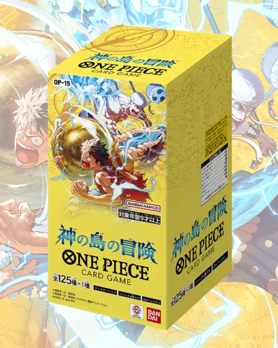 【OP-15】Adventure on the Island of the Gods TCG BOX & CASE〔Factory Sealed〕