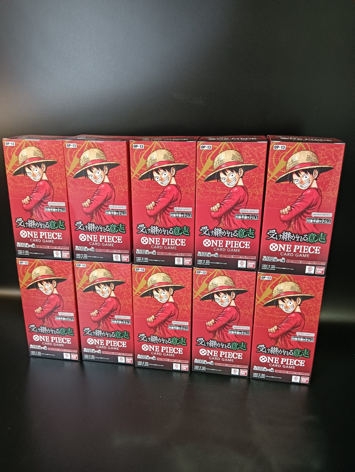 【OP-13】Carrying On His Will Booster TCG BOX & CASE〔Factory Sealed〕