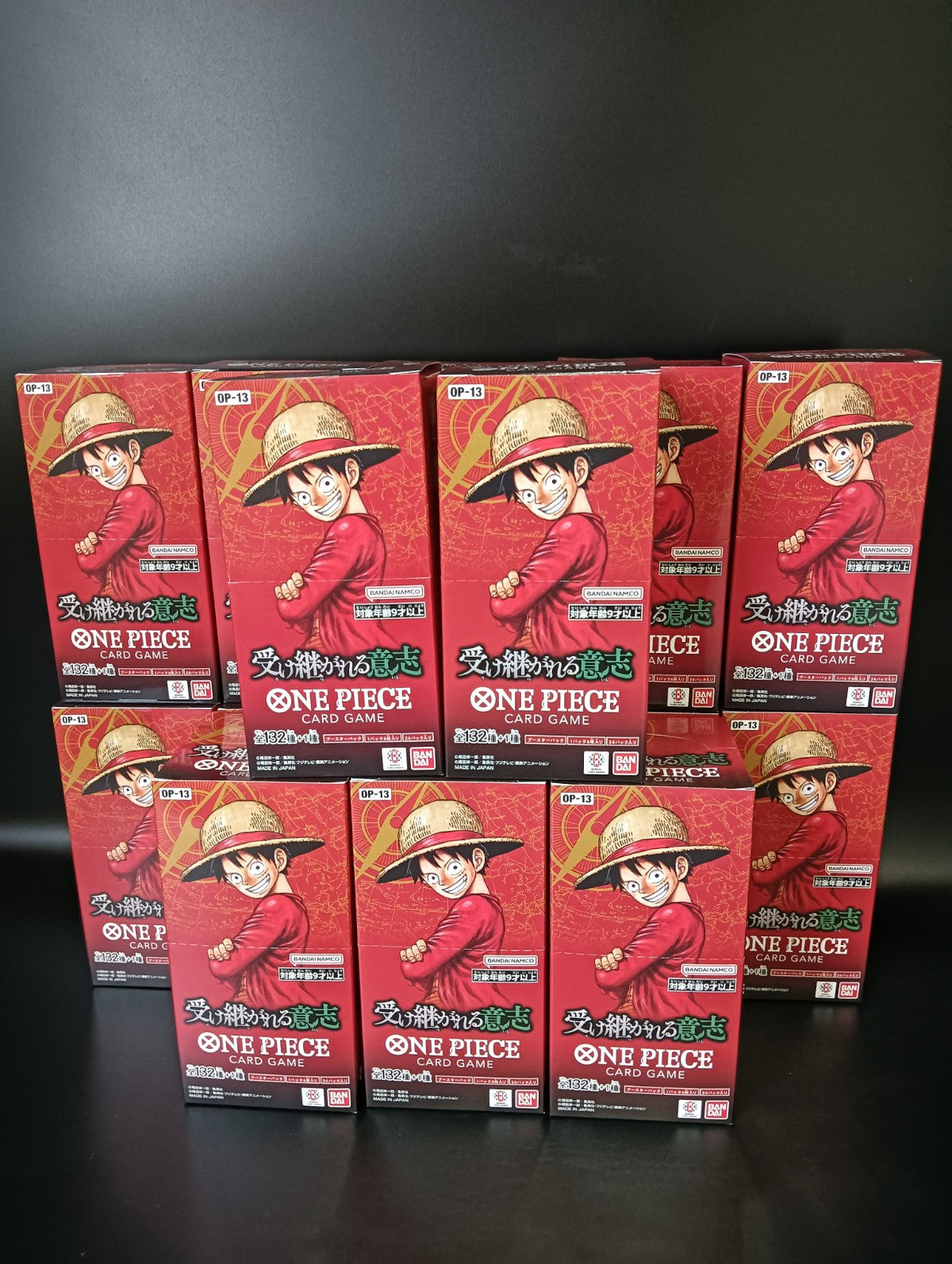 【OP-13】Carrying On His Will Booster TCG BOX & CASE〔Factory Sealed〕