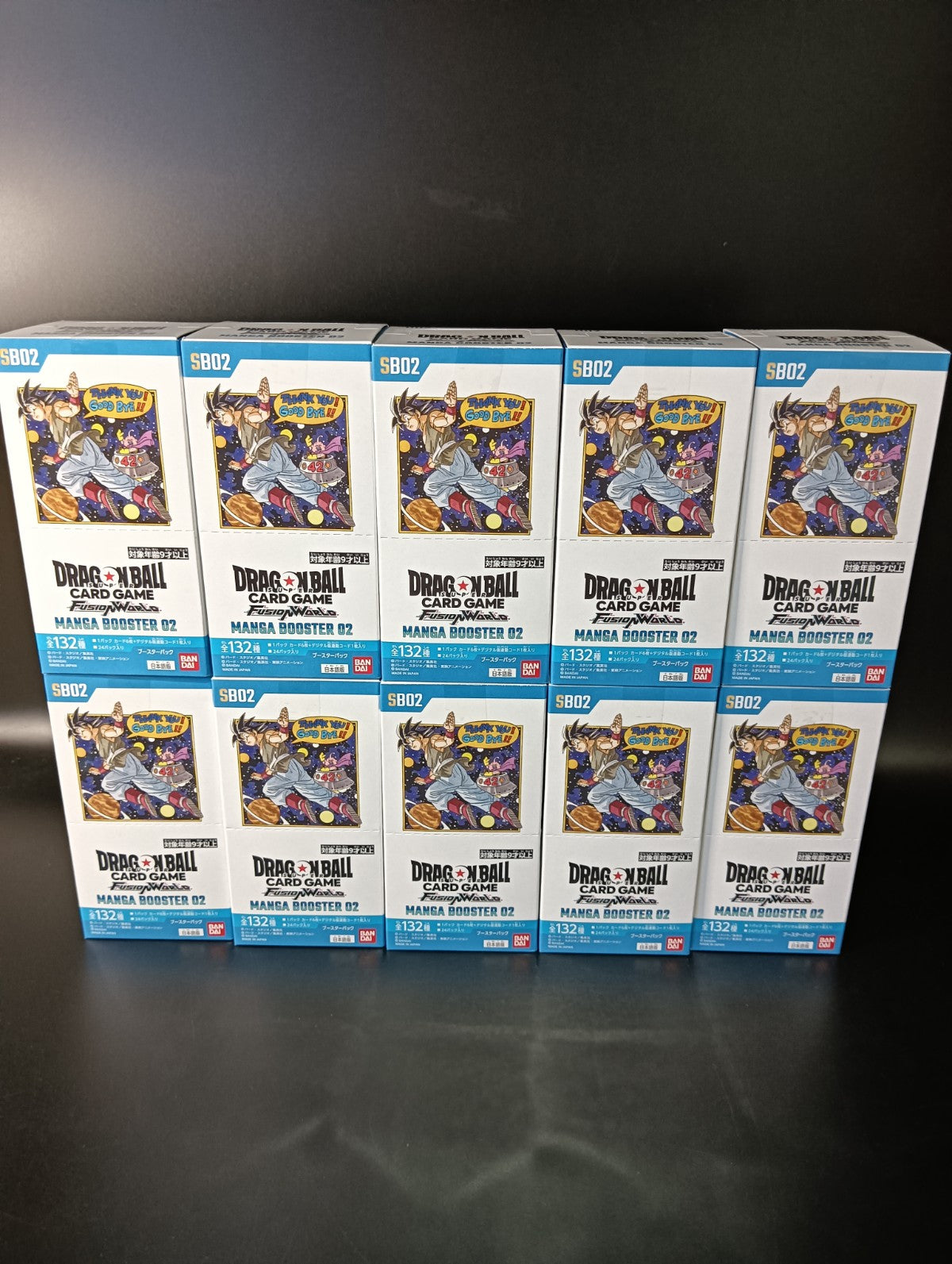 【SB-02】MANGA BOOSTER 02 Booster TCG BOX & CASE〔Factory Sealed〕