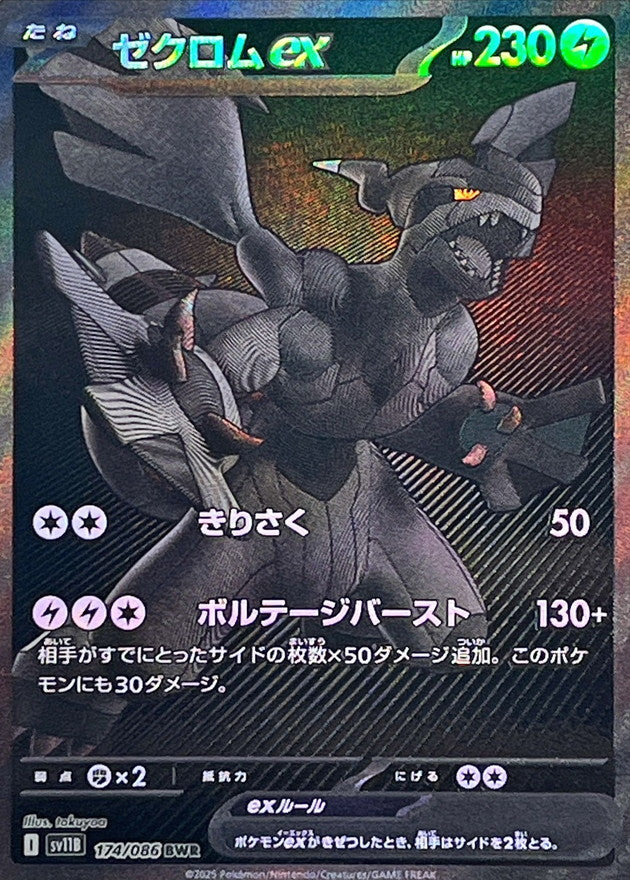 rare zekrom card 2025 Pokemon Blk En-black Bolt 166 Zekrom Ex Special Illustration Rare PSA 10