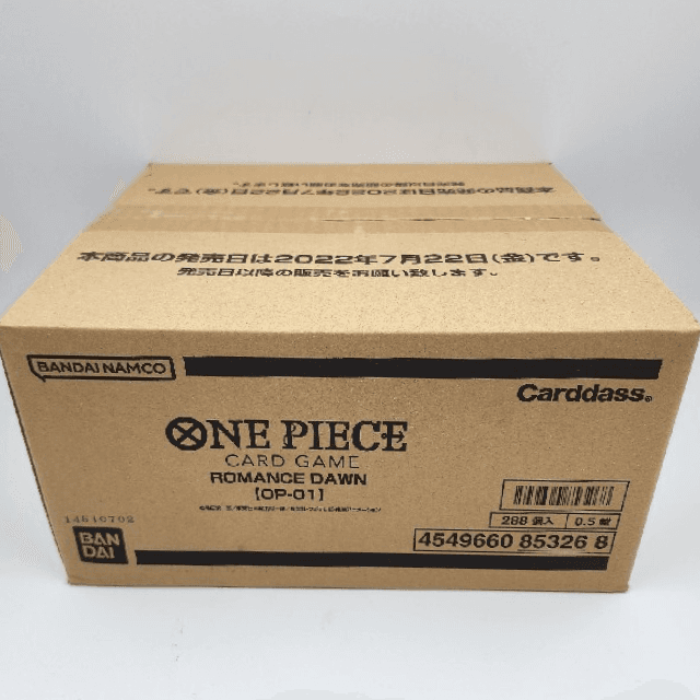 【OP-01】Romance Dawn Booster BOX & CASE〔Factory Sealed〕 - Collector’s Item from Omotenashi TCG | Japanes Trading Card Game Store.