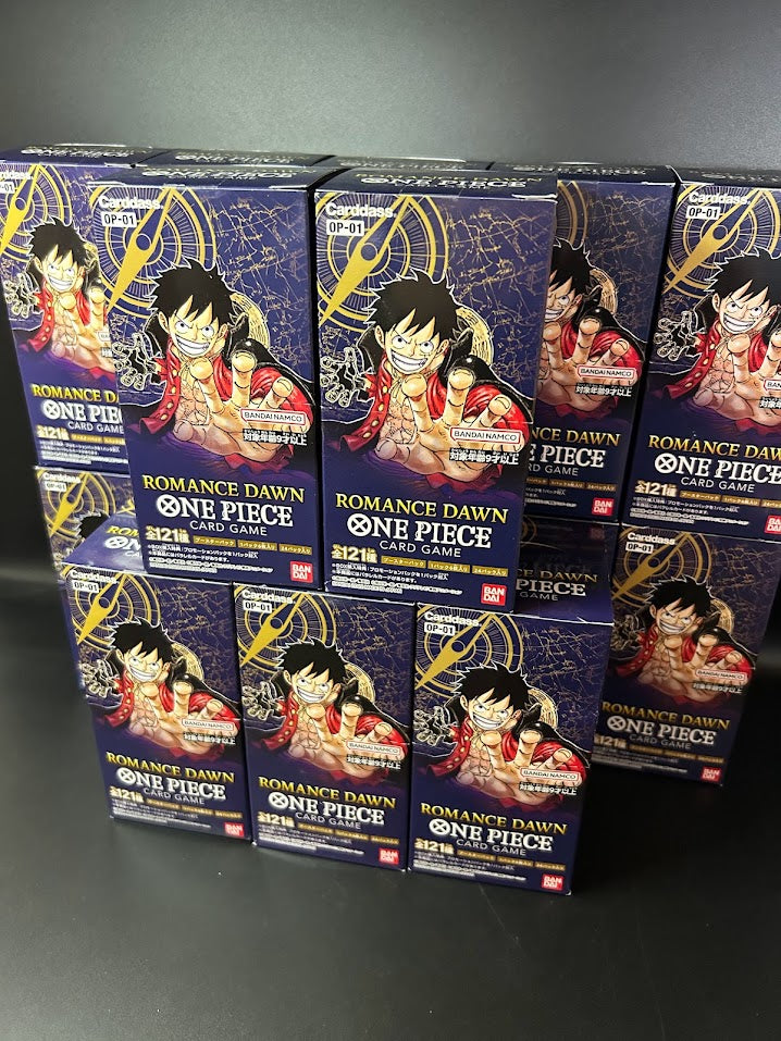 【OP-01】Romance Dawn Booster BOX & CASE〔Factory Sealed〕 - Collector’s Item from Omotenashi TCG | Japanes Trading Card Game Store.
