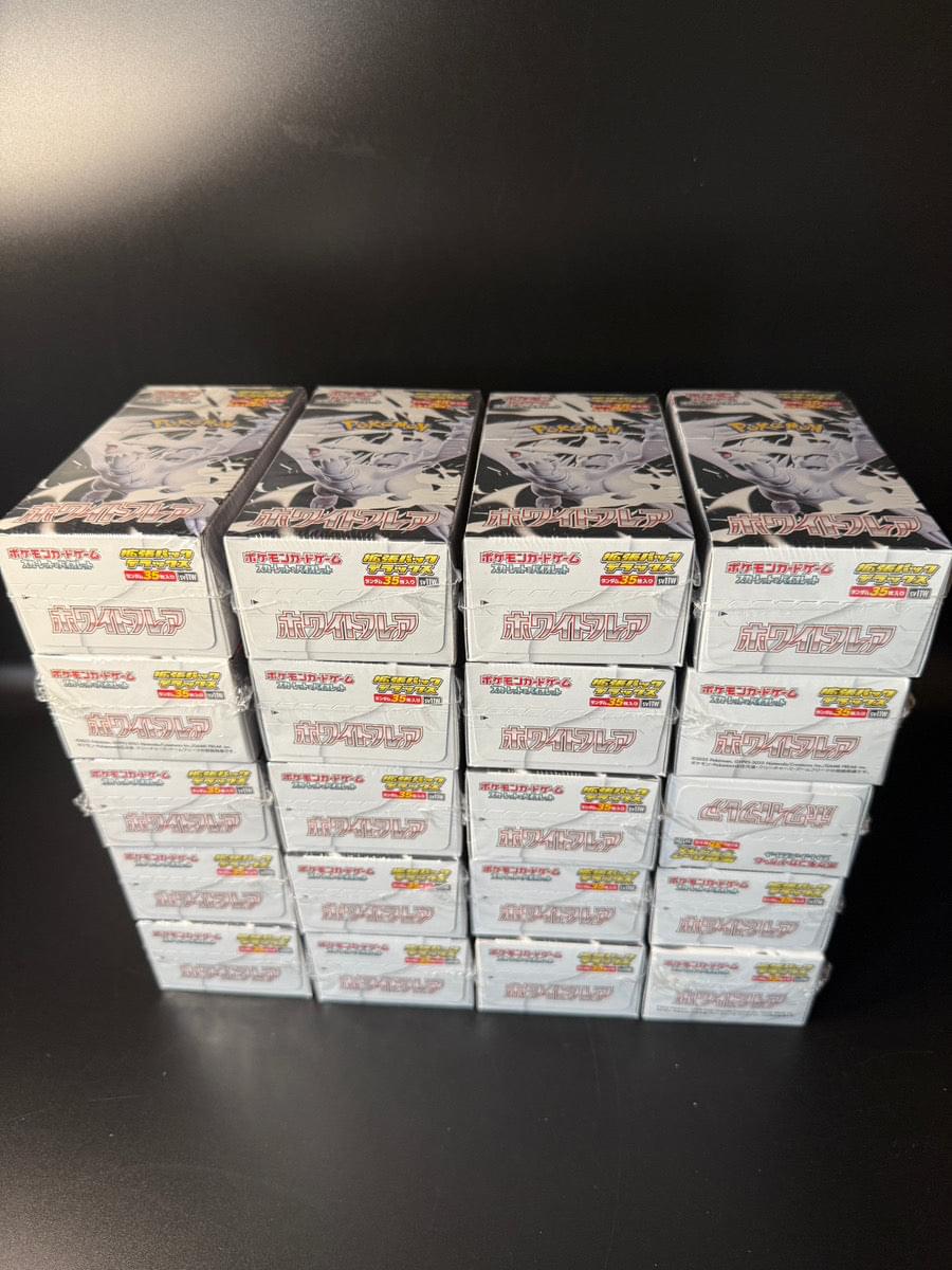 SV11W】White Flare Deluxe Booster TCG BOX & CASE〔Factory Sealed〕