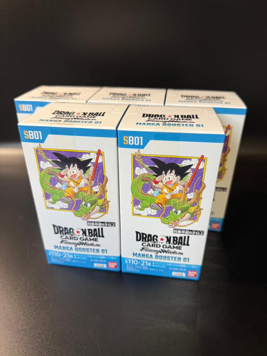 【SB-01】MANGA BOOSTER 01 Booster TCG BOX & CASE〔Factory Sealed〕