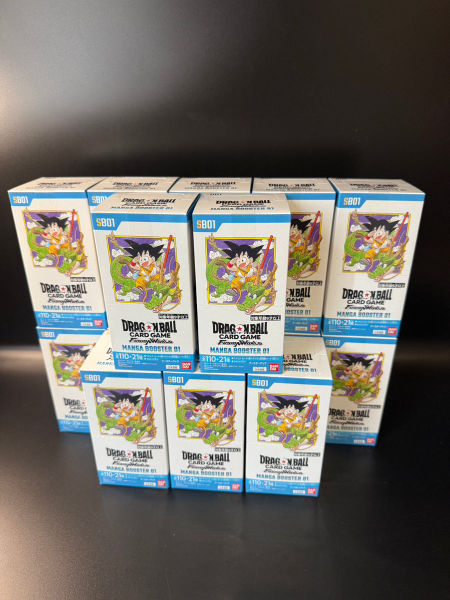 【SB-01】MANGA BOOSTER 01 Booster BOX & CASE〔Factory Sealed〕 - Collector’s Item from Omotenashi TCG | Japanes Trading Card Game Store.
