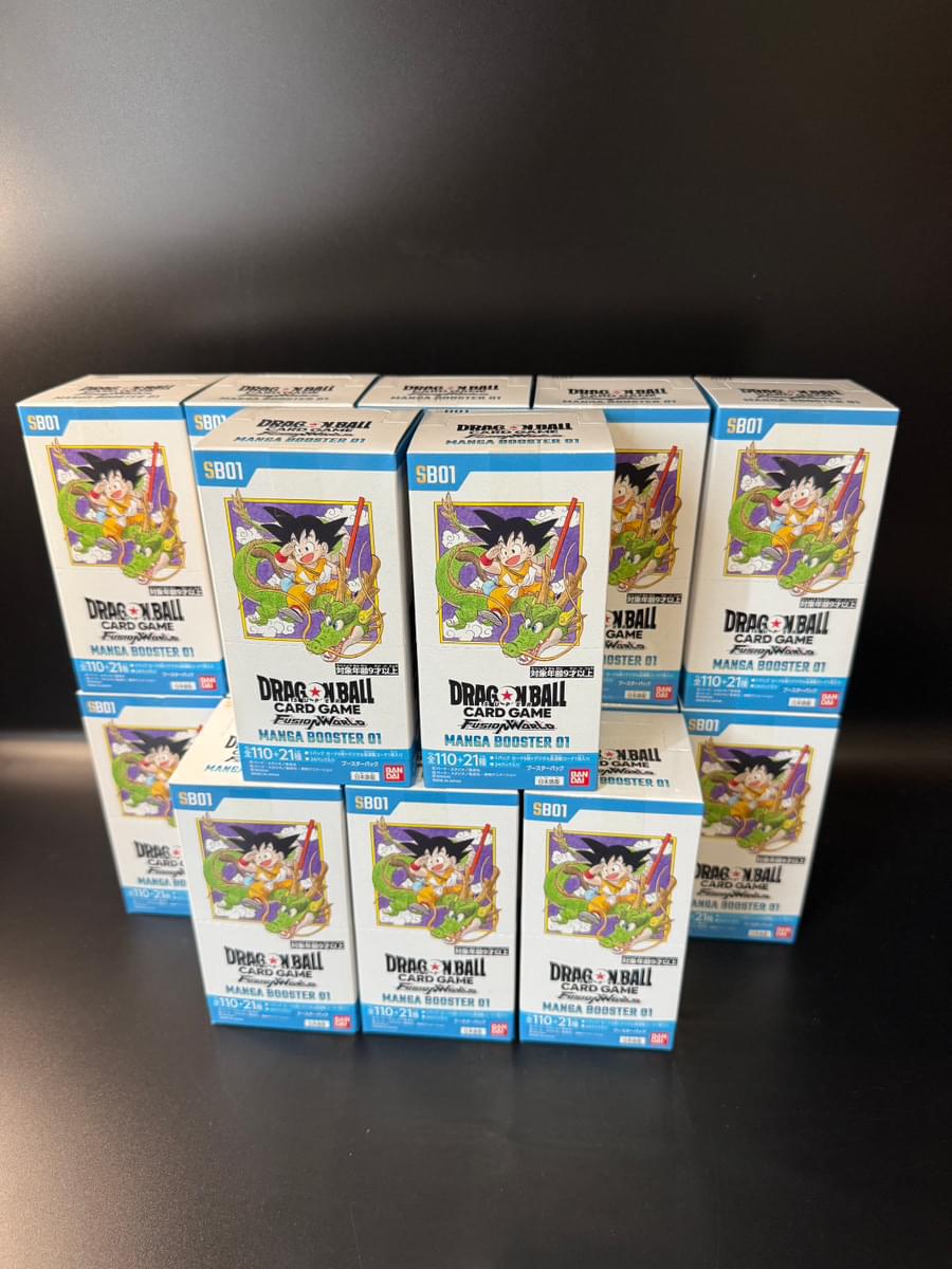 【SB-01】MANGA BOOSTER 01 Booster TCG BOX & CASE〔Factory Sealed〕