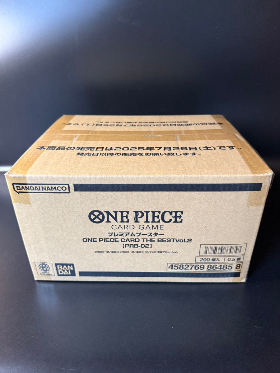 【PRB-02】PREMIUM BOOSTER THE BEST Vol.2 Booster TCG BOX & CASE〔Factory Sealed〕