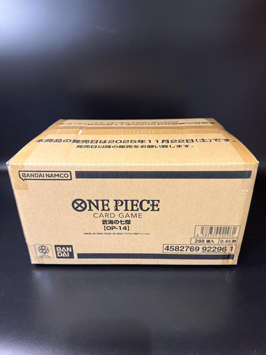 OP-14】The Azure Sea's Seven Booster TCG BOX & CASE〔Factory Sealed〕