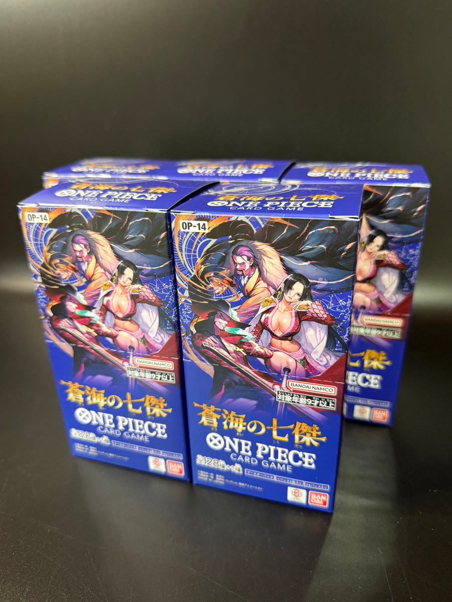 【OP-14】The Azure Sea’s Seven Booster TCG BOX & CASE〔Factory Sealed〕