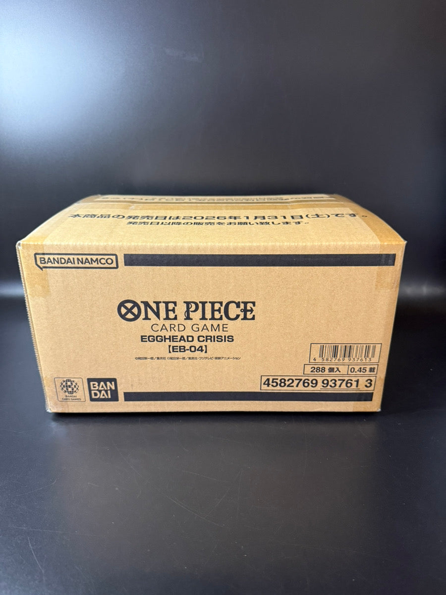 EB-04】 Extra Booster EGGHEAD CRISIS TCG BOX & CASE〔Factory Sealed〕