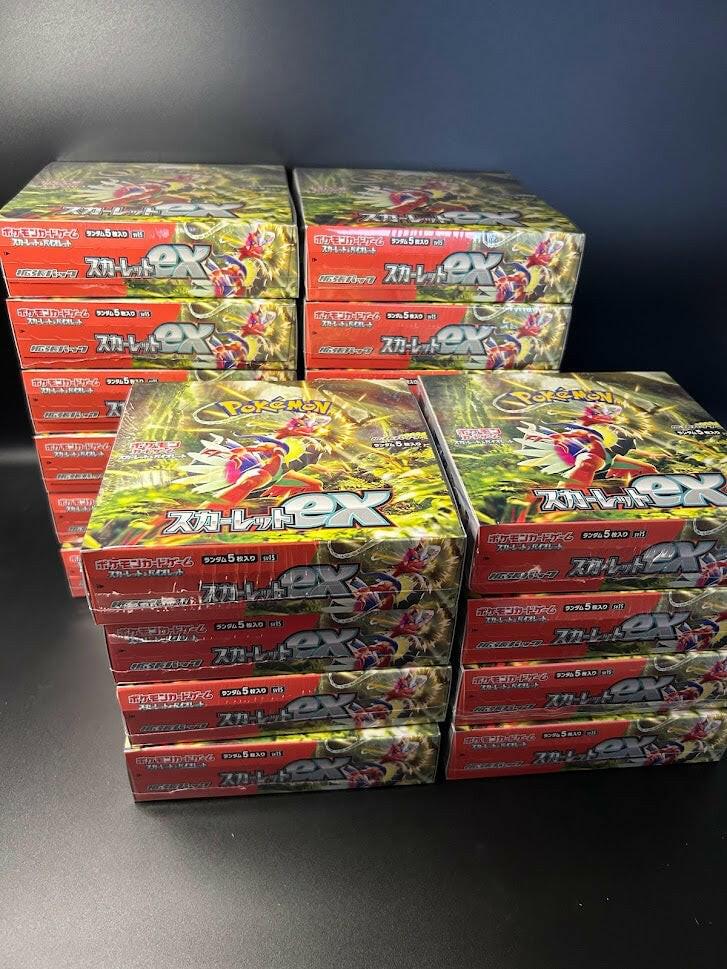 SV1S】Scarlet ex Booster TCG BOX & CASE〔Factory Sealed〕