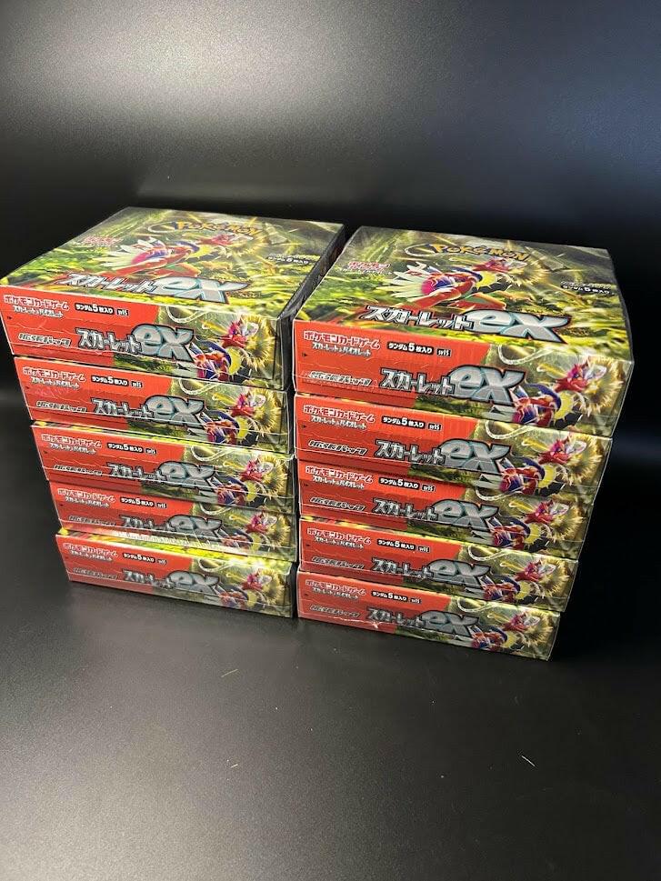 SV1S】Scarlet ex Booster TCG BOX & CASE〔Factory Sealed〕