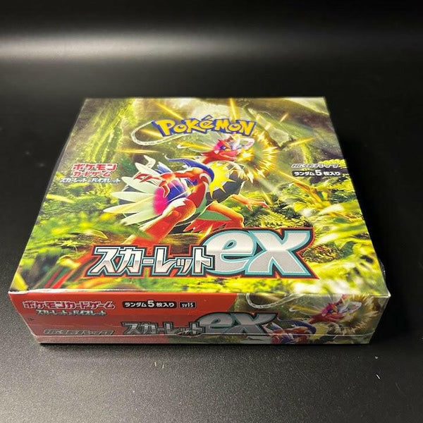 SV1S】Scarlet ex Booster TCG BOX & CASE〔Factory Sealed〕