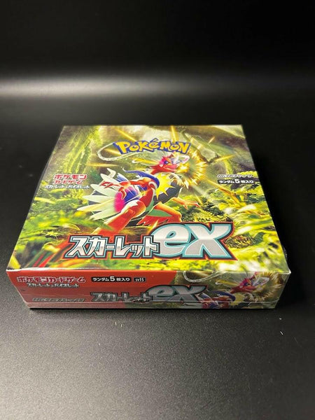 SV1S】Scarlet ex Booster TCG BOX & CASE〔Factory Sealed〕