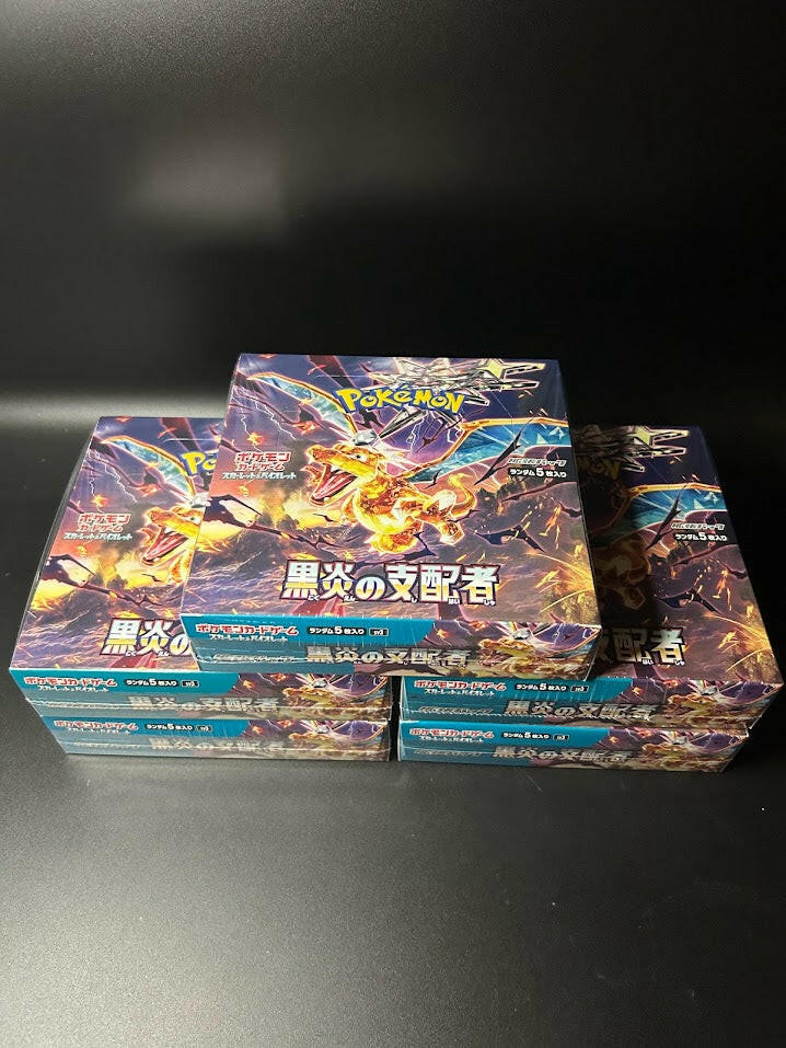 Unleash Power! SV3 Black Flame Booster TCG Box - Sealed Unleash Power! SV3 Black Flame Booster TCG Box - Sealed
