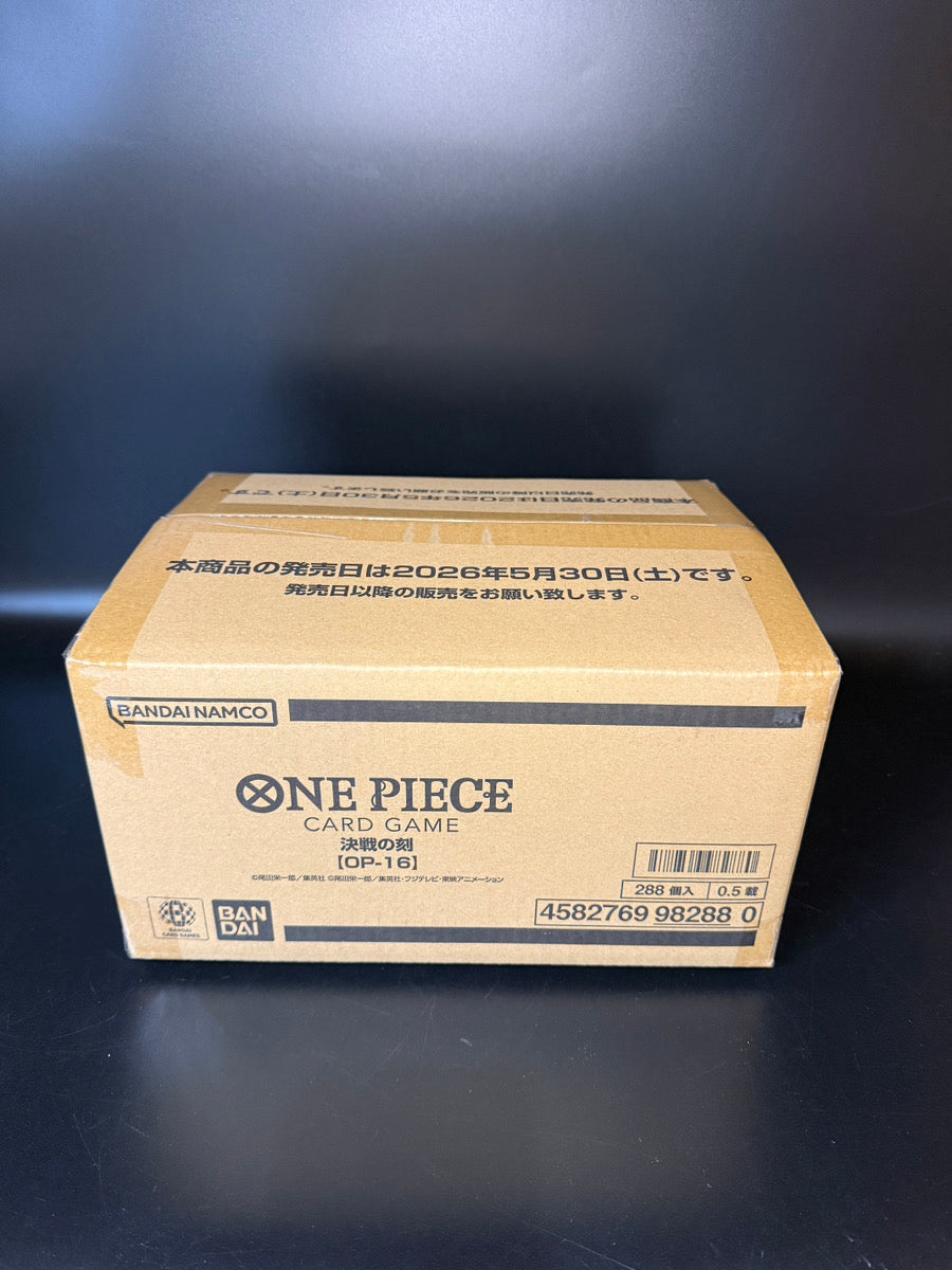 OP-16】The Time Of Battle TCG BOX & CASE〔Factory Sealed〕